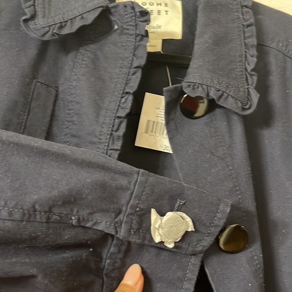 New with tags size small Kate spade navy coat - Picture 5 of 5